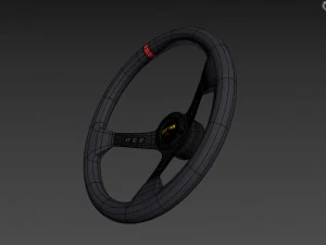 MOMO Steering Wheel 3D Model