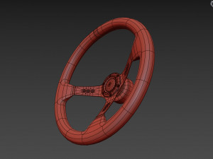 MOMO Steering Wheel 3D Модель
