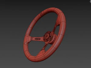 MOMO Steering Wheel 3D Model