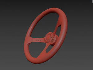 MOMO Steering Wheel 3D Model