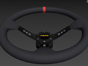 MOMO Steering Wheel 3D Модель