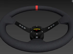 MOMO Steering Wheel 3D Model