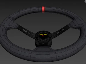MOMO Steering Wheel 3D Model