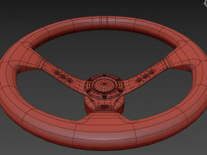 MOMO Steering Wheel 3D Model