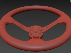MOMO Steering Wheel 3D Model