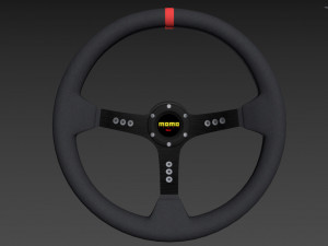 MOMO Steering Wheel 3D Модель