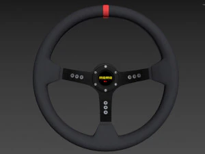 MOMO Steering Wheel 3D Model