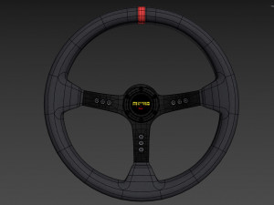 MOMO Steering Wheel 3D Модель