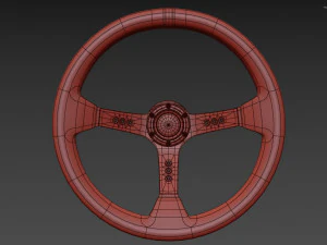 MOMO Steering Wheel 3D Model