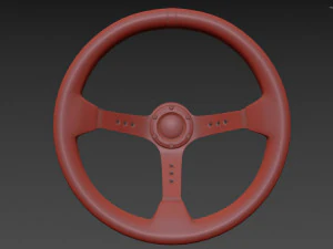 MOMO Steering Wheel 3D Model