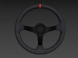 MOMO Steering Wheel 3D Model