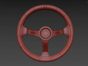 MOMO Steering Wheel 3D Model