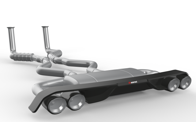 Akrapovic Exhaust System 3D-Modell .c4d .max .obj .3ds .fbx .stl .blend 
