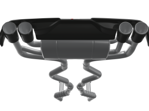 Akrapovic Exhaust System 3D-Modell