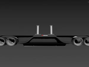 Akrapovic Exhaust System 3D Model