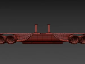 Akrapovic Exhaust System 3D Model