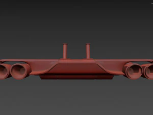 Akrapovic Exhaust System 3D Model
