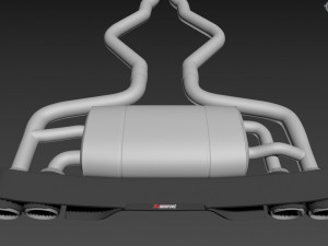 Akrapovic Exhaust System 3D-Modell