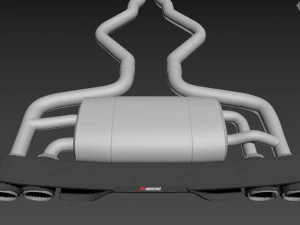 Akrapovic Exhaust System 3D Model