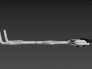 Akrapovic Exhaust System 3D Model