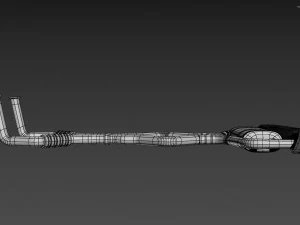Akrapovic Exhaust System 3D Model