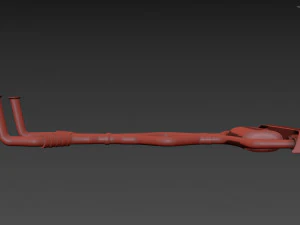 Akrapovic Exhaust System 3D Model