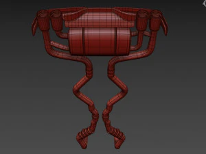 Akrapovic Exhaust System 3D Model