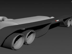 Akrapovic Exhaust System 3D Model