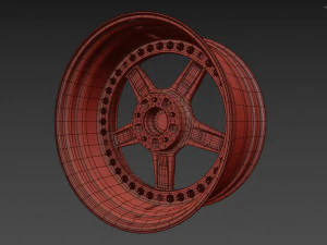 AC Schnitzer custom wheel 3D Model