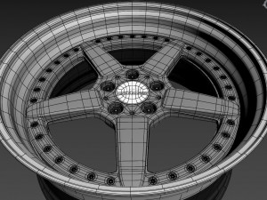 AC Schnitzer custom wheel 3D Model