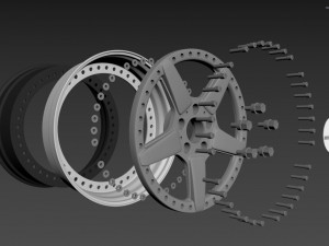 AC Schnitzer custom wheel 3D Model