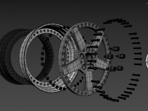 AC Schnitzer custom wheel 3D Model