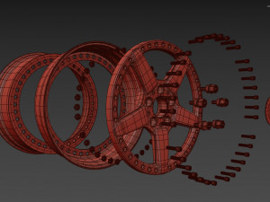 AC Schnitzer custom wheel 3D Model