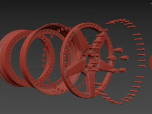AC Schnitzer custom wheel 3D Model