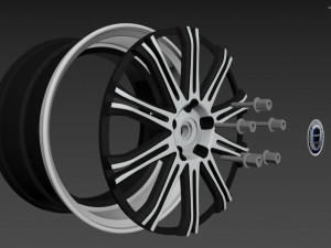 Work Varianza SC1 wheel Modèle 3D