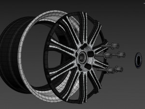 Work Varianza SC1 wheel Modèle 3D