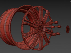 Work Varianza SC1 wheel Modèle 3D