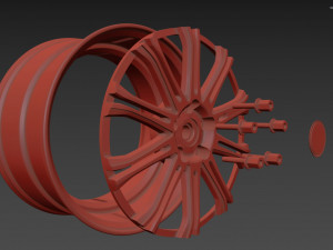 Work Varianza SC1 wheel Modèle 3D