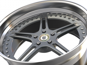 Racing Dynamics RS2 custom wheel 3D Модель