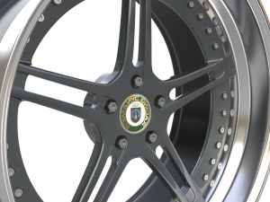 Racing Dynamics RS2 custom wheel 3D Модель
