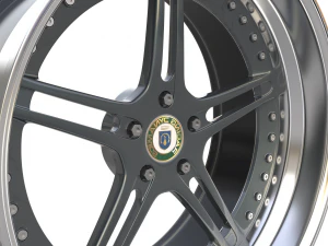Racing Dynamics RS2 custom wheel 3D Model