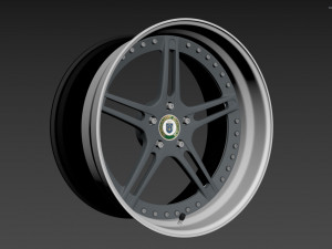 Racing Dynamics RS2 custom wheel 3D Модель
