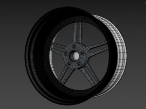 Racing Dynamics RS2 custom wheel 3D Модель