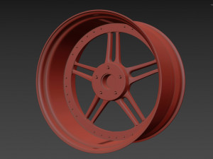 Racing Dynamics RS2 custom wheel 3D Модель