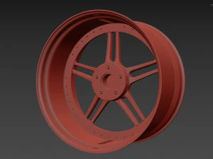 Racing Dynamics RS2 custom wheel 3D Model