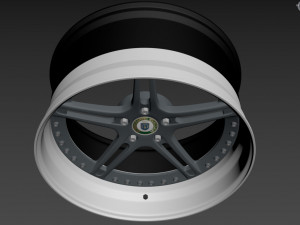 Racing Dynamics RS2 custom wheel 3D Модель
