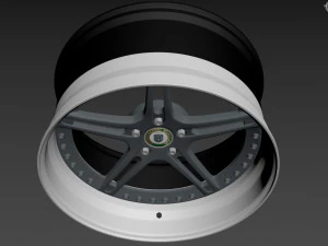 Racing Dynamics RS2 custom wheel 3D Model