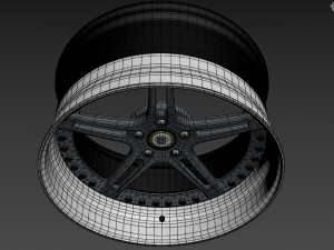 Racing Dynamics RS2 custom wheel 3D Модель