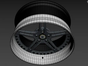 Racing Dynamics RS2 custom wheel 3D Model