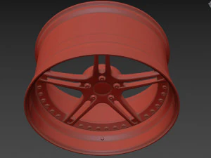 Racing Dynamics RS2 custom wheel 3D Model